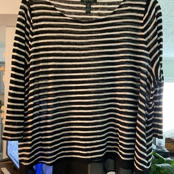 Linen Pullover Top - Ralph Lauren - Picture 1 of 3